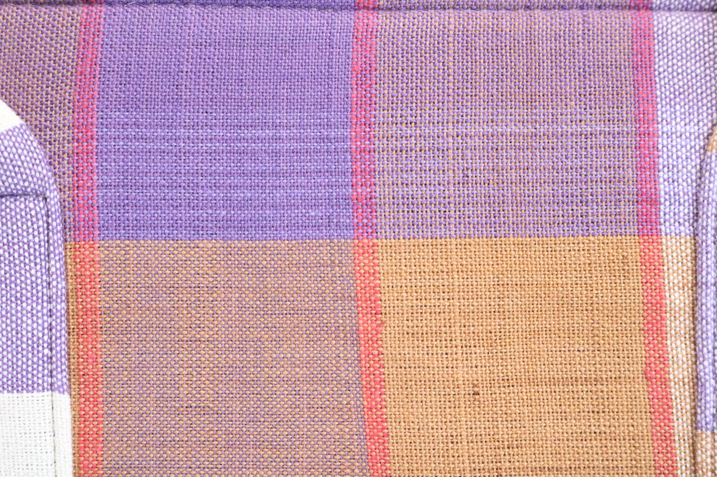 Mini Zip Handbag Stripe, Handmade