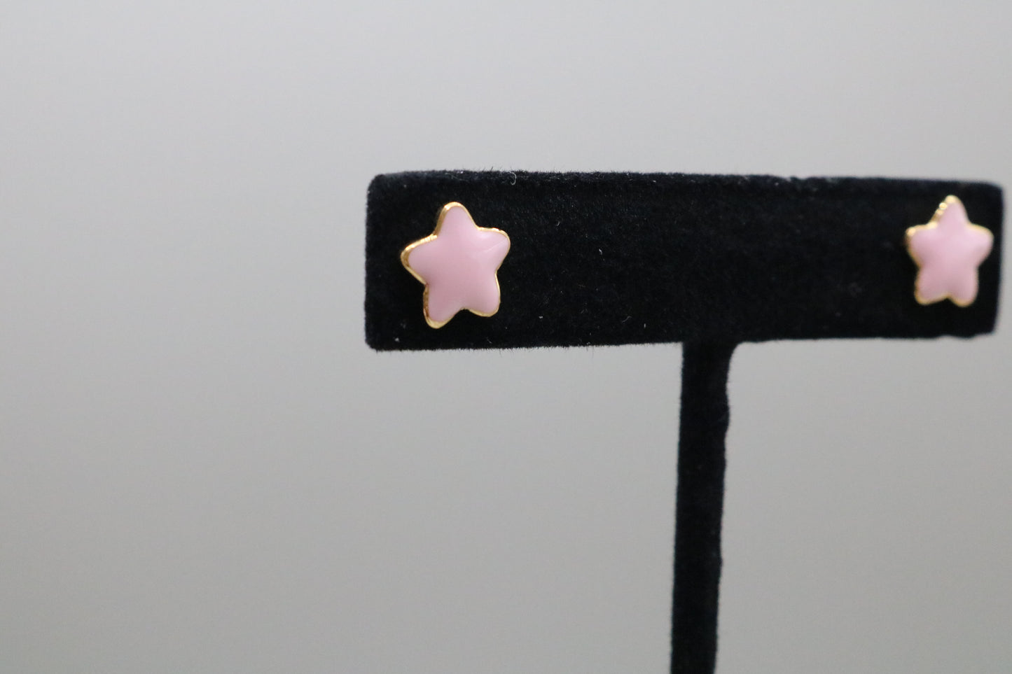 Pink Star Earrings Handmade Earrings