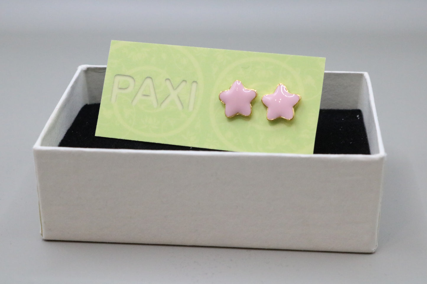 Pink Star Earrings Handmade Earrings
