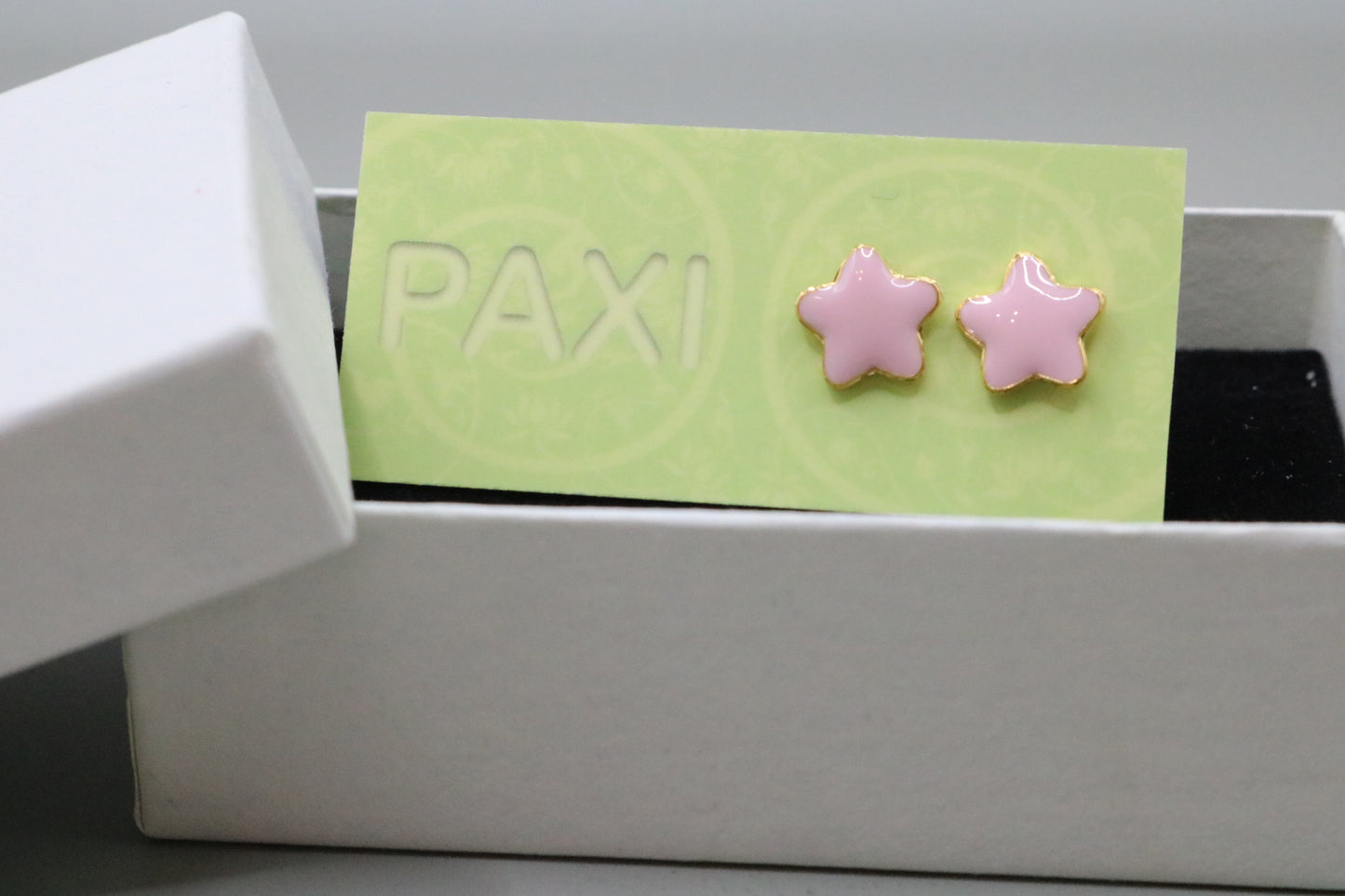 Pink Star Earrings Handmade Earrings