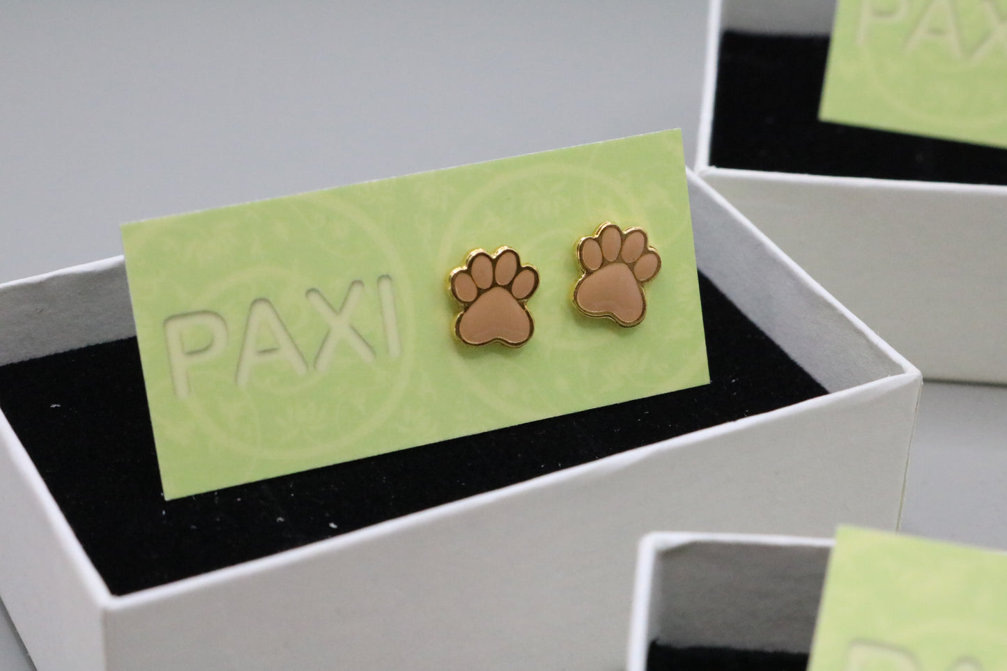 Pink Paw Earrings Handmade Earrings