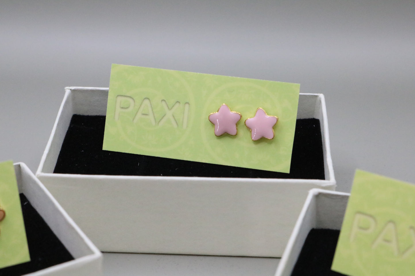 Pink Star Earrings Handmade Earrings