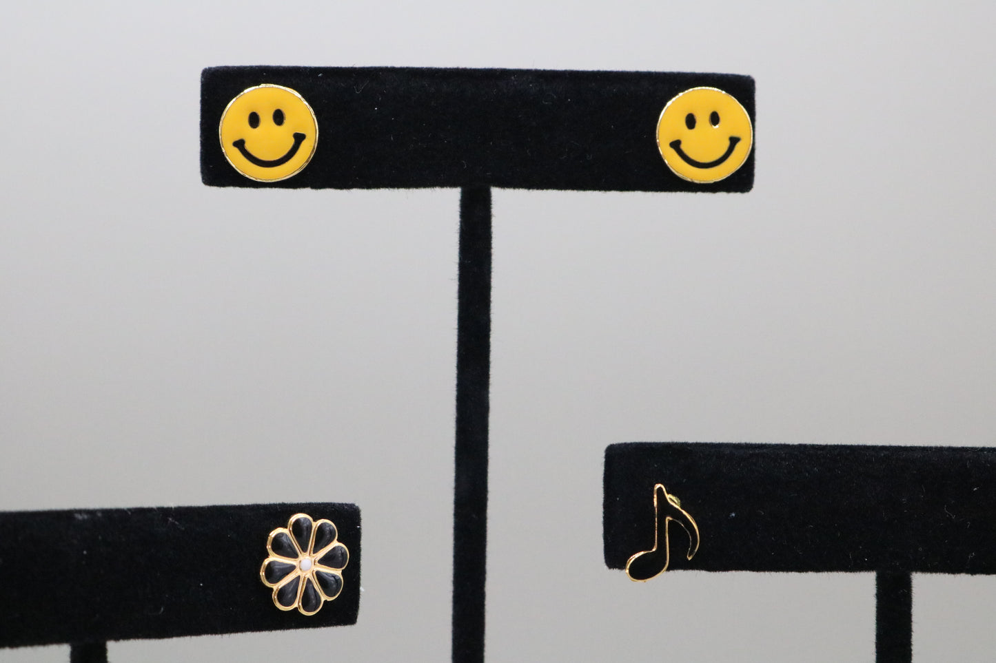 Smiley Face Fashion Earrings Handmade Earrings