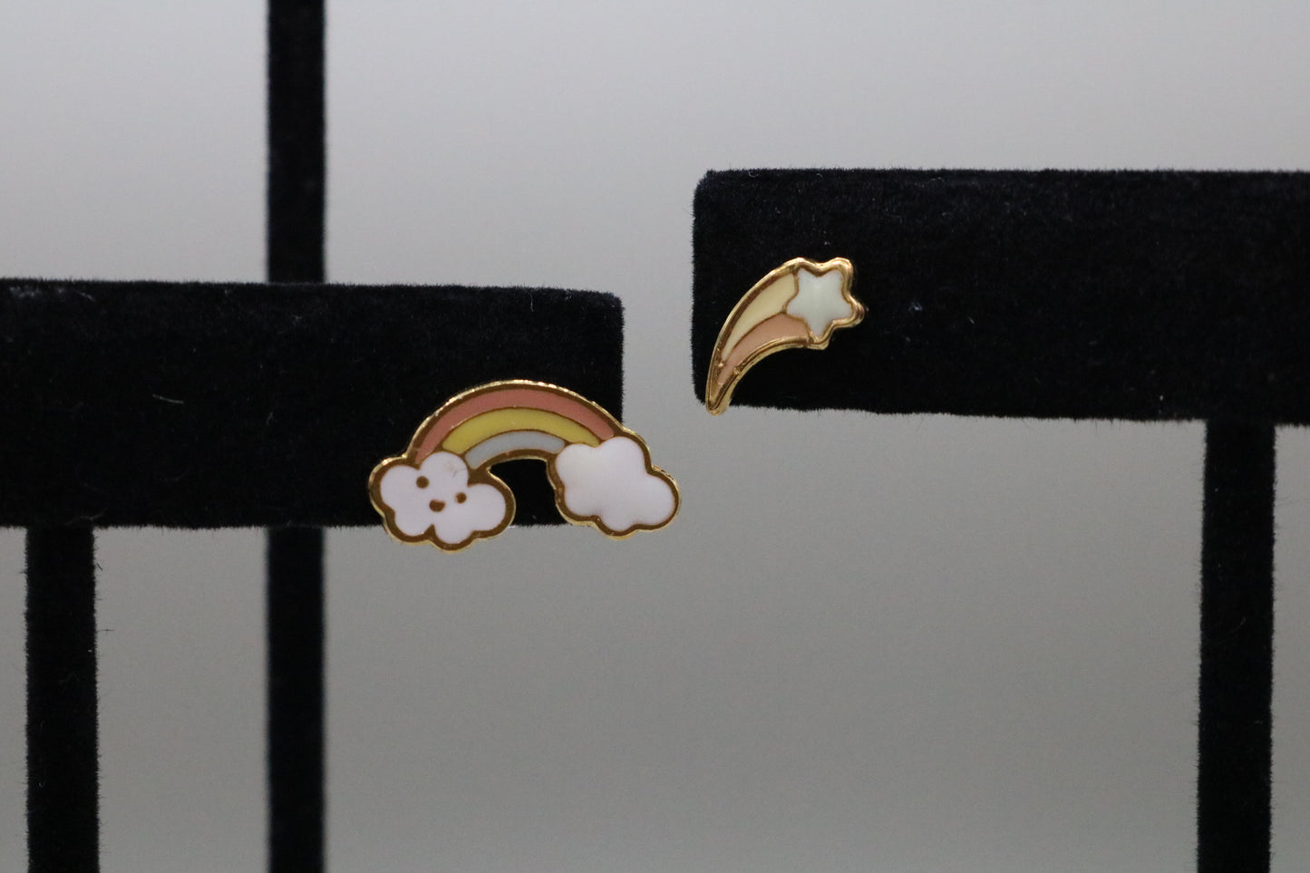 Rainbow Cloud Cute Fashion Earrings Handmade Earrings