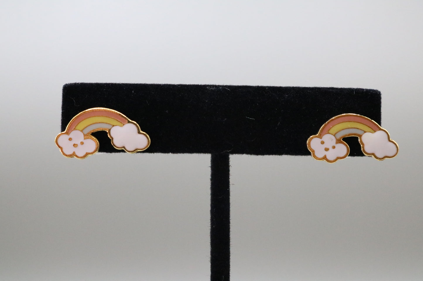 Rainbow Cloud Cute Fashion Earrings Handmade Earrings