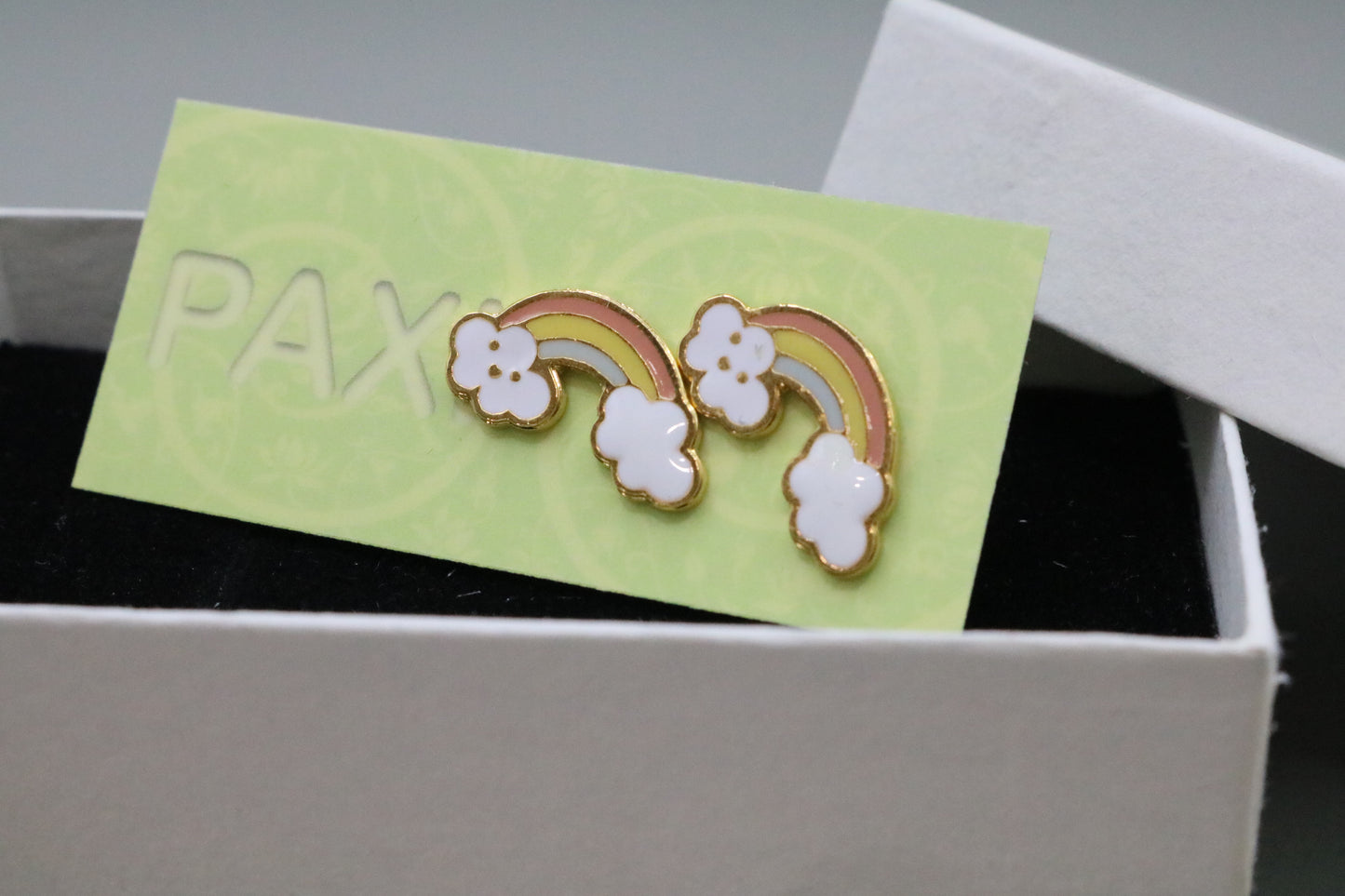 Rainbow Cloud Cute Fashion Earrings Handmade Earrings