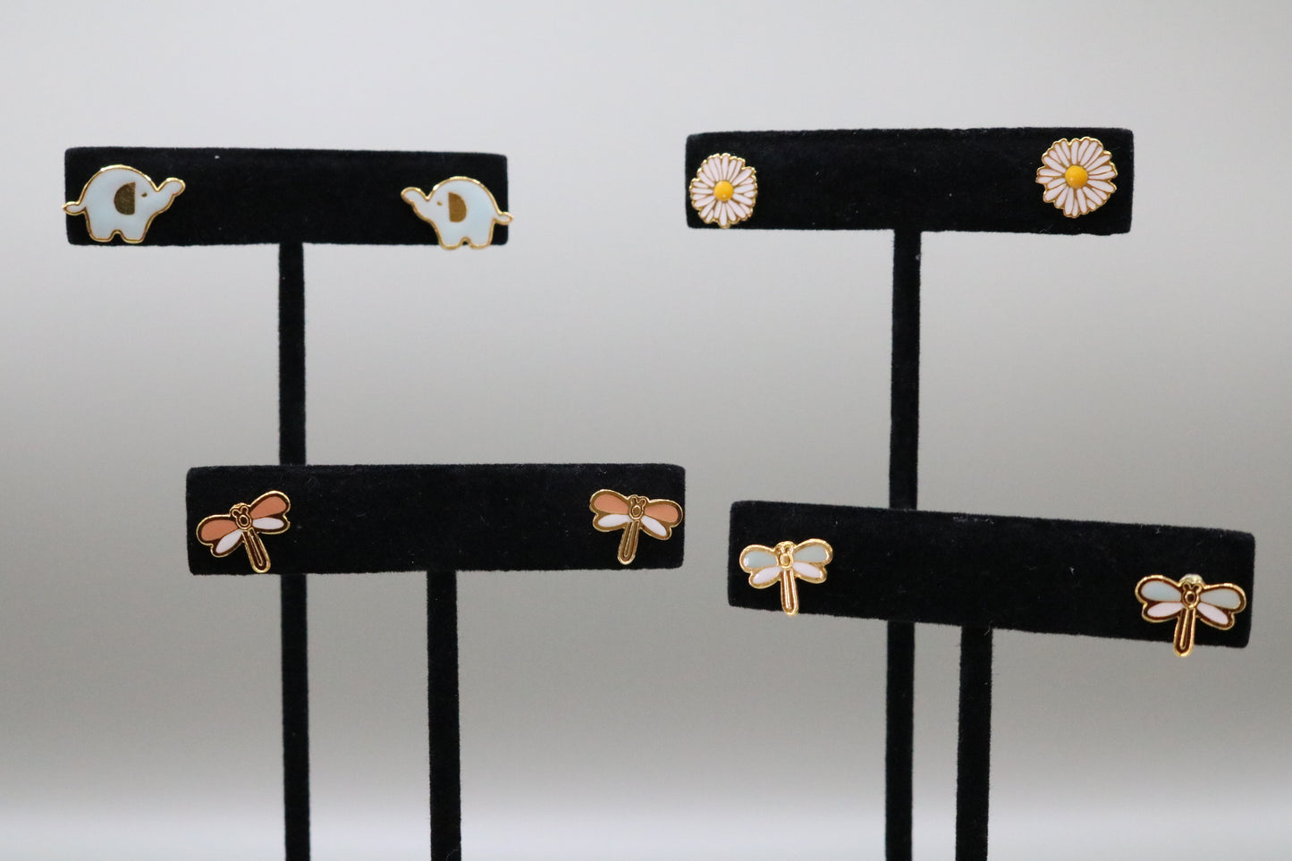 White Daisy Cute Fashion Earrings Handmade Earrings