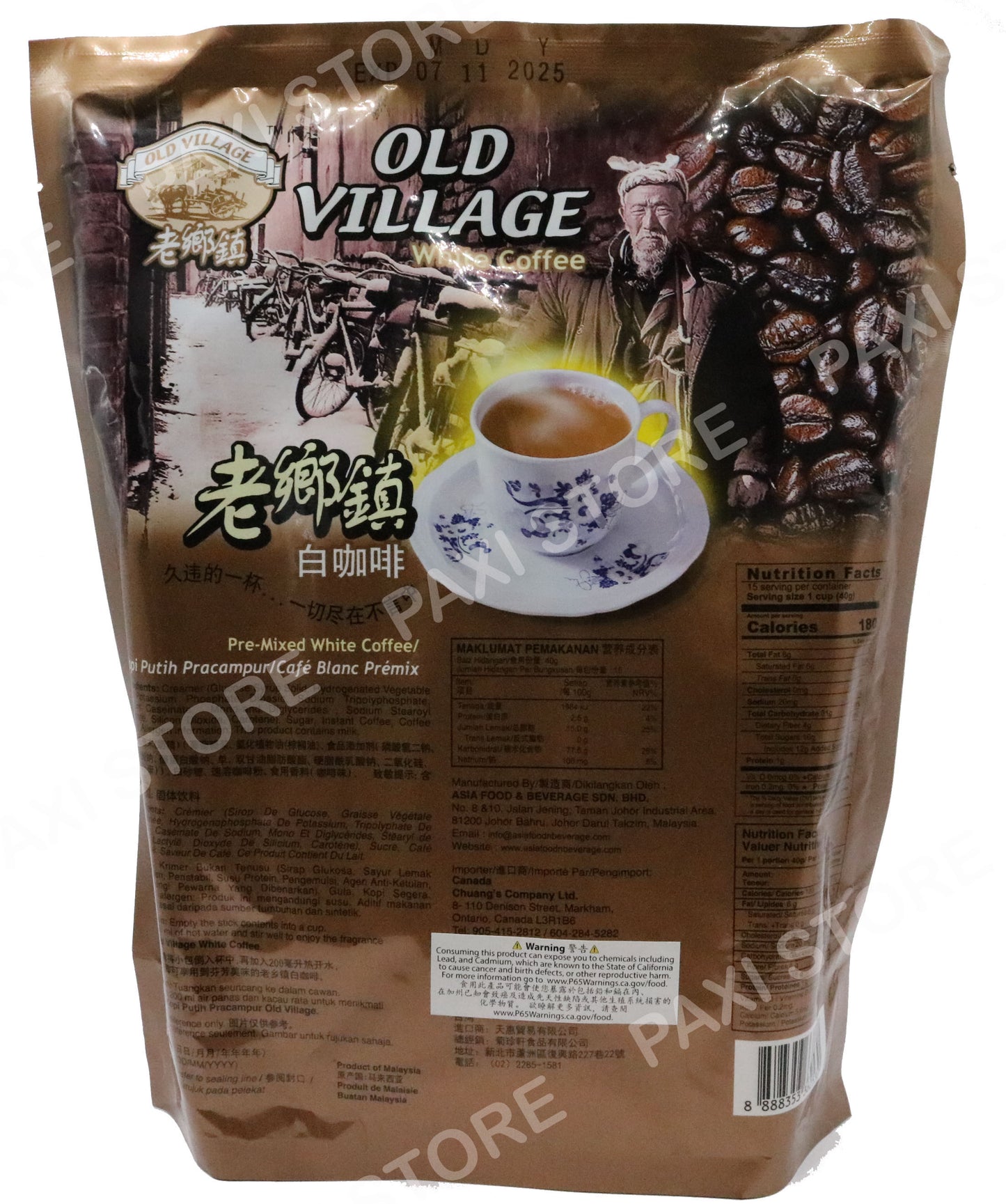 Pre-Mixed White Coffee by Old Village